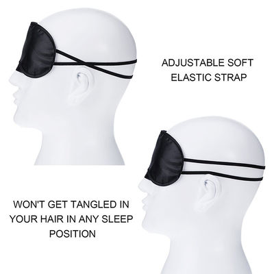 Polyester Silk Satin Eye Cover For Sleeping Blindfold Mask Shade