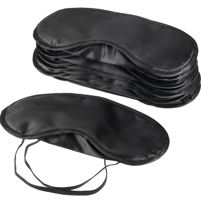Polyester Silk Satin Eye Cover For Sleeping Blindfold Mask Shade